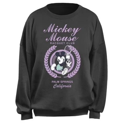 Женский свитшот Mickey & Friends Racquet Club, серый