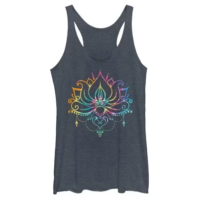 Женская майка Lost Gods Rainbow Lotus Flower Racerback