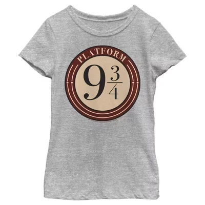 Футболка с логотипом athletic heather для девочек на платформе 9 3/4