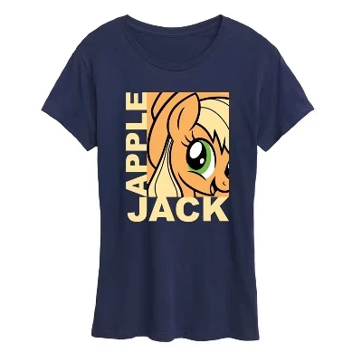 Женская футболка My Little Pony Эпплджек, синяя