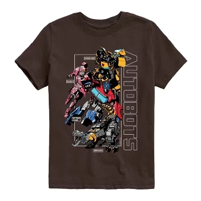 Футболка для мальчиков Transformers Autobots, коричневая