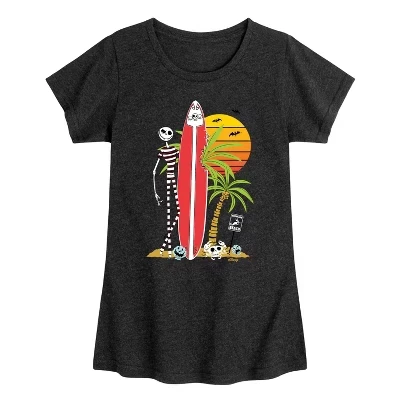 Приталенная футболка Ghost Dog Beach Surfer с коротким рукавом и графическим рисунком черного цвета