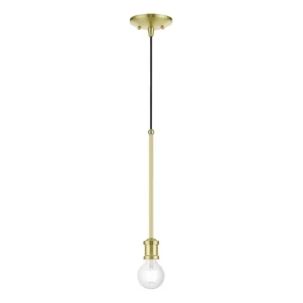 Подвесной светильник Livex Lighting Lansdale, матовая латунь