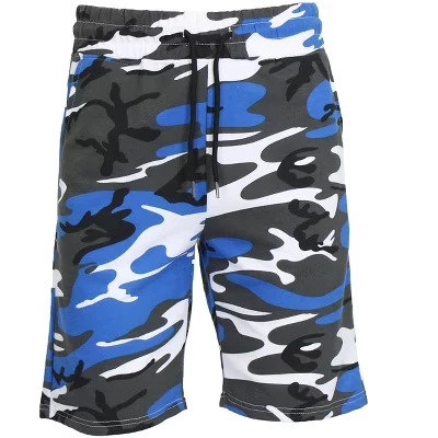 Мужские облегающие шорты с камуфляжным принтом royal camo
