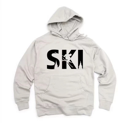 Женское худи Simply Sage Market Ski With Trees, дымчатое