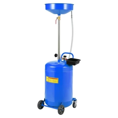 Бак для отработанного масла COZONY 30/76 л на колесах, синий