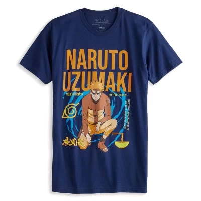 Футболка Seven Times Six Naruto Shippuden, мужская, синяя