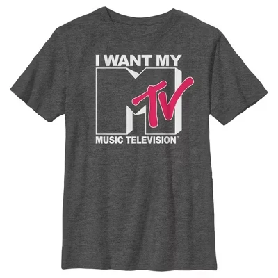 Футболка Boy's I Want My Music Television с изображением угольного вереска
