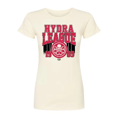 Женская футболка Hydra League с приталенным рисунком natural