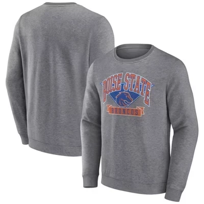 Мужская толстовка NCAA Boise State Broncos, серая