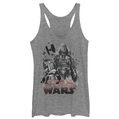 Женская спортивная майка с чернильными брызгами Dark Side Ink Splatter