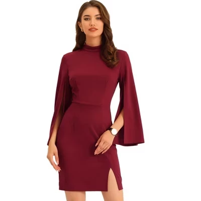Женское платье-футляр INSPIRE CHIC мини, красное