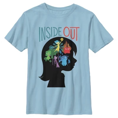 Футболка для мальчиков Inside Out Riley Head, голубая