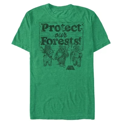Мужская футболка Ewok Protect Our Forests от kelly heather