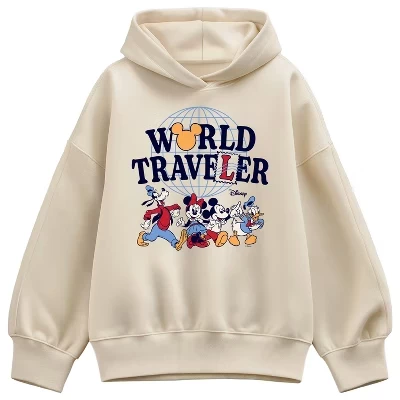 Женское худи Disney World Traveler, кремовое