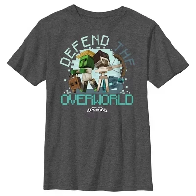 Футболка Boy's Legends Defend the Overworld с изображением угольного вереска
