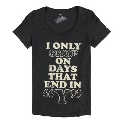 Женская футболка с рисунком I Only Shop