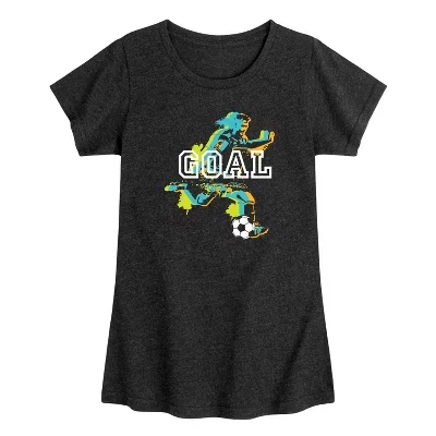 Приталенная футболка с коротким рукавом и рисунком футболиста Splatter Soccer Player