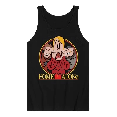 Мужская майка Home Alone Poster, черная