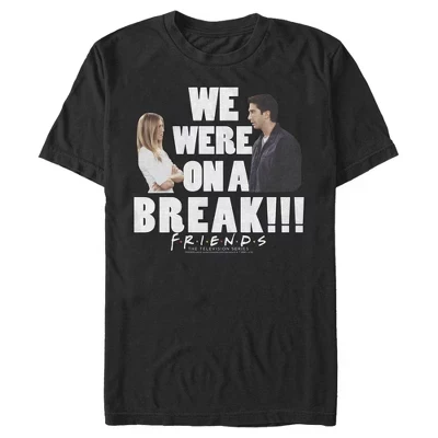 Мужская футболка Friends «Мы были на паузе», черная
