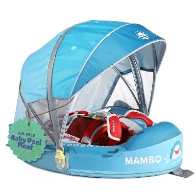 Детский круг Mambobaby Sunny Navigator с навесом, синий