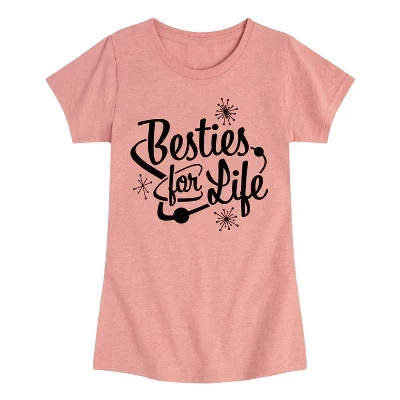 Облегающая футболка с коротким рукавом и рисунком Besties For Life