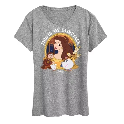 Женская футболка Belle This Is My Fairytale с коротким рукавом и графическим рисунком