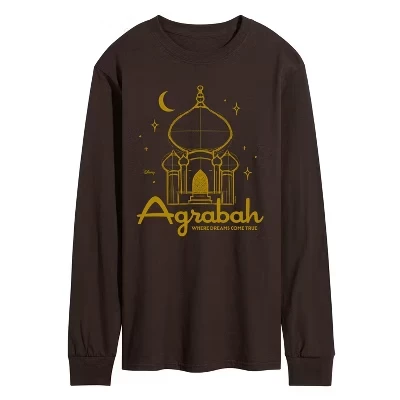 Мужской лонгслив Disney Agrabah с принтом, коричневый