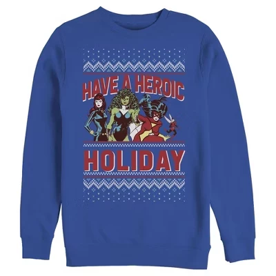 Мужская толстовка Heroic Holiday Girl Power синего цвета