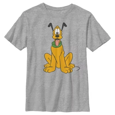 Мальчиковая футболка Disney Pluto, серый меланж