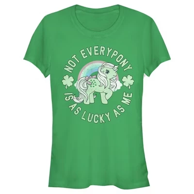 Женская футболка с надписью St. Patrick's Minty Lucky As Me для юниорок