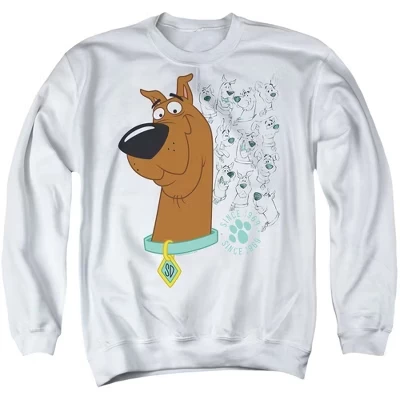 Мужской свитшот Scooby Doo «Эволюция Скуби-Ду», белый