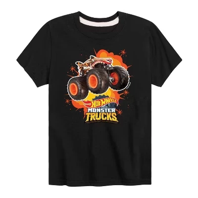 Футболка для мальчиков Hot Wheels Tiger Shark, черная