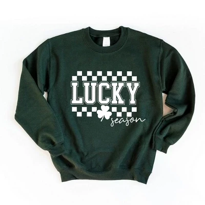 Женский свитшот Simply Sage Market Lucky, зеленый