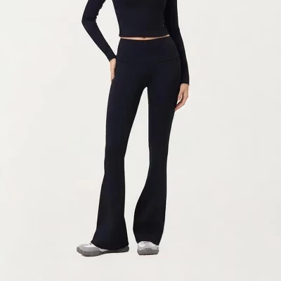 Женские расклешенные брюки Anna-Kaci Active, черные