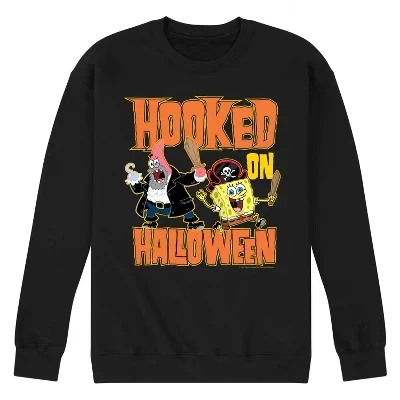 Мужская флисовая толстовка Hooked On Halloween с графическим рисунком на Хэллоуин, черная