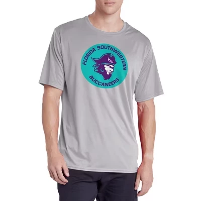 Мужская спортивная футболка Campus Lab Florida Southwestern State College с логотипом начальной школы athletic heather