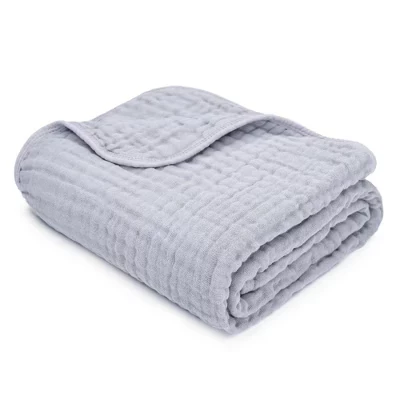 Детский муслиновый плед Comfy Cubs 102×102 см, меланж