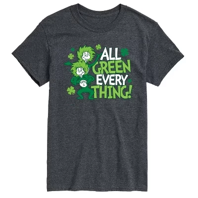 Мужская футболка с коротким рукавом All Green Everything и графическим рисунком heather charcoal