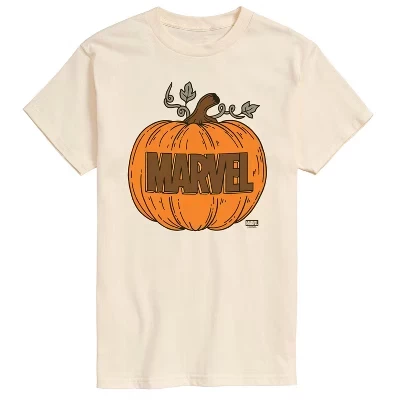 Мужская футболка с коротким рукавом и рисунком Jackolantern кремового цвета