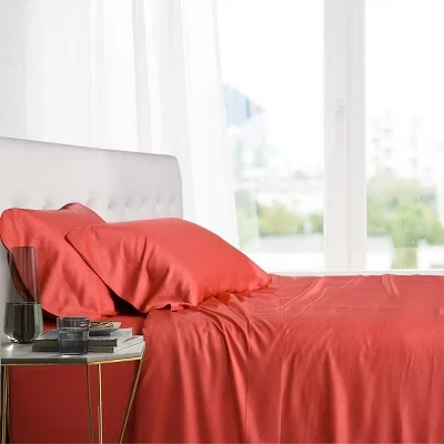 Комплект простыней Egyptian Linens Flex Top, коралловый