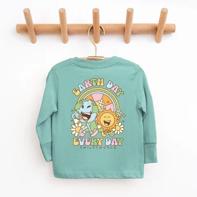Детский лонгслив The Juniper Shop SmileyWorld, бирюзовый