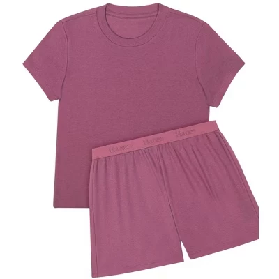 Женский пижамный комплект Originals SuperSoft Comfywear, футболка и шорты для отдыха mauve mood/лиловое настроение