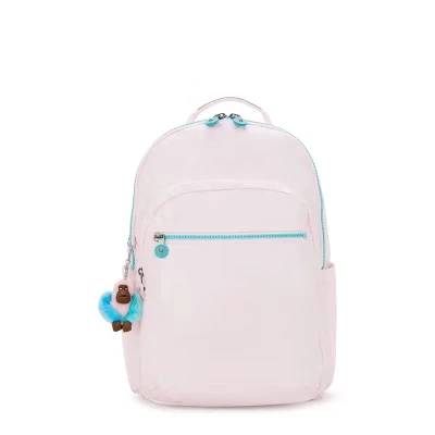 Рюкзак Kipling Seoul Metallic для ноутбука 15″, розовый