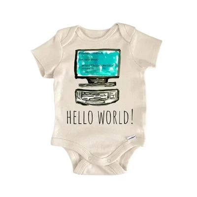 Программист для кодирования новорожденных Onesie® Боди GS1 многоцветное