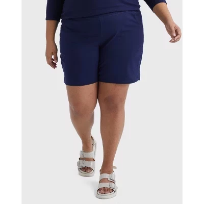 Женские шорты Hanes Just My Size плюс-размер 18 см, синие