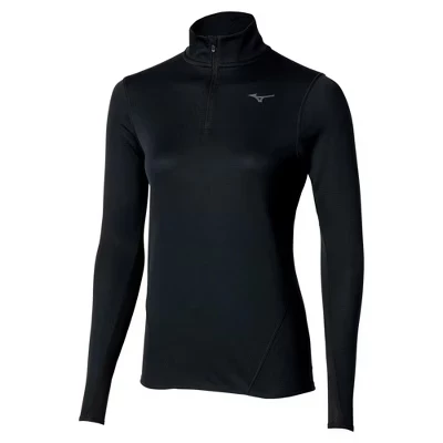Женский термо-лонгслив Mizuno Tech Thermal Charge, черный