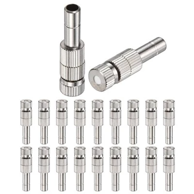 Durable Brass Low Pressure Quick Connect Misting Nozzles 1 Pc with filter mesh