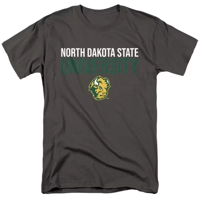 Мужская футболка NCAA NDSU Bison, угольно-серая