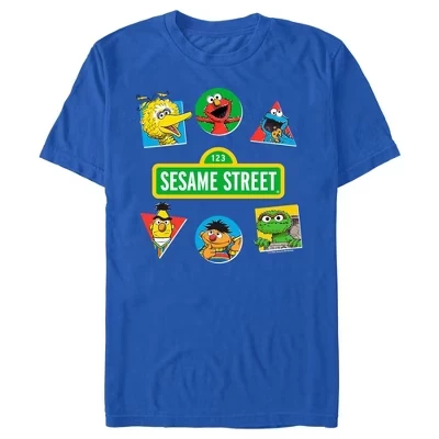 Мужская футболка Sesame Street, синяя